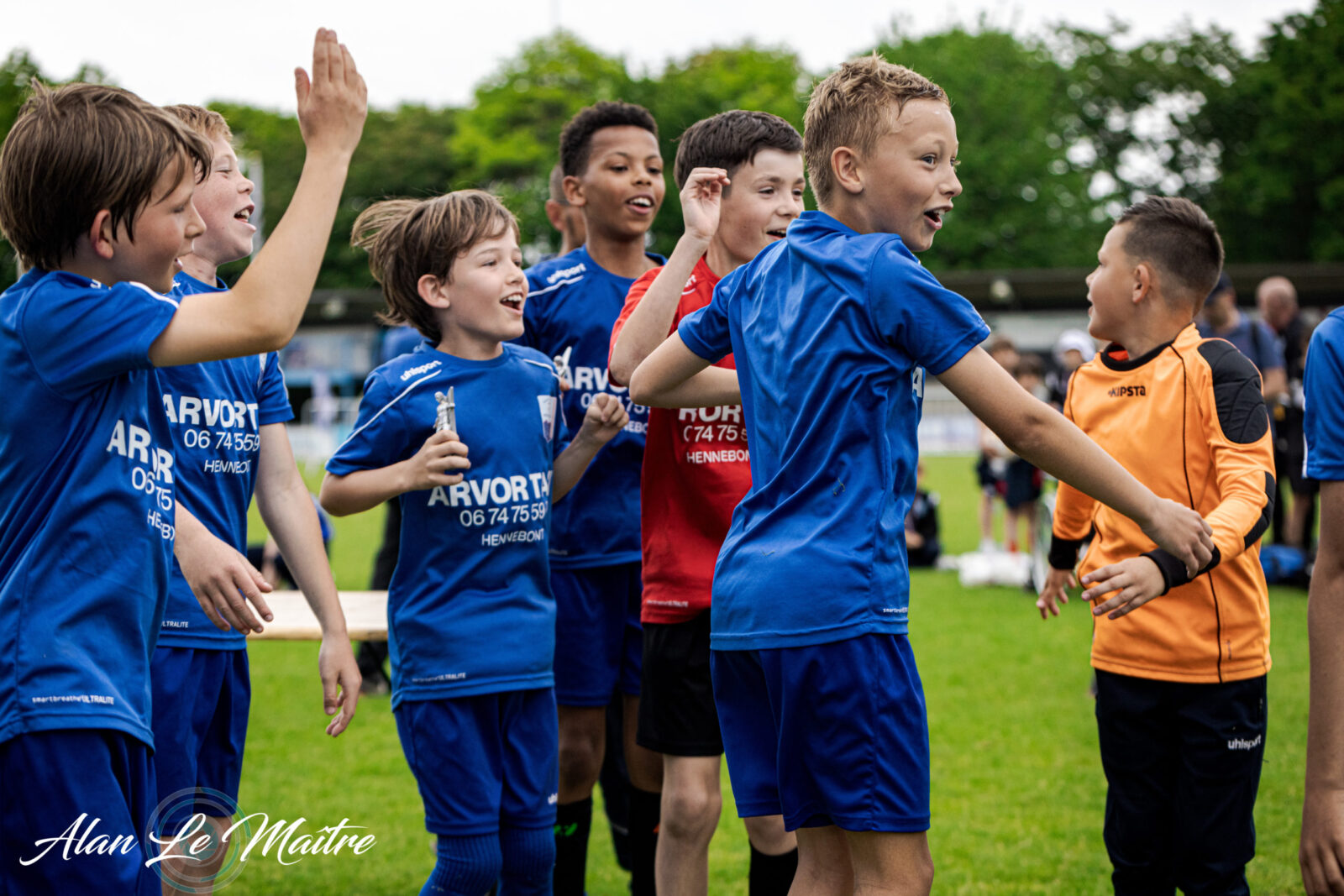 Les jeunes U11 laissent éclater leur joie !